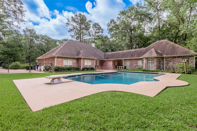 426 County Road 222, Nacogdoches, TX 75965 - view of pool featuring a patio and a diving board