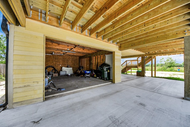 1309 24th St, Dickinson, TX 77539 - view of garage