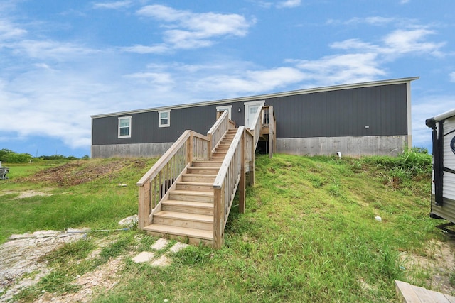 1309 24th St, Dickinson, TX 77539 - view of front facade with stairway