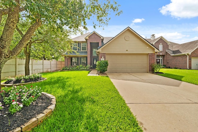 16210 Bloom Meadow Trl, Cypress, TX 77433 - traditional home with brick siding, driveway, and a garage