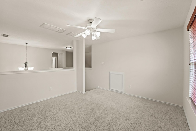 16210 Bloom Meadow Trl, Cypress, TX 77433 - carpeted spare room featuring ceiling fan and baseboards