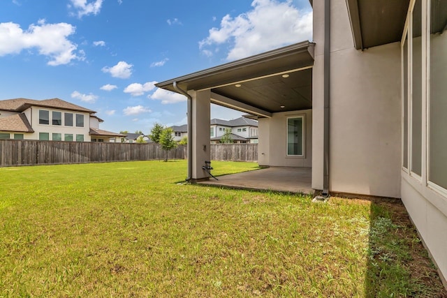 15643 Thirsty Horse Trl, Cypress, TX 77433 - fenced backyard with a patio area and a residential view