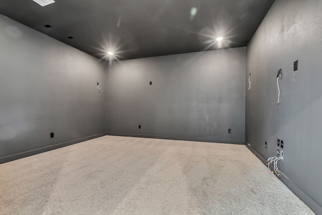 15643 Thirsty Horse Trl, Cypress, TX 77433 - unfurnished room with carpet floors and recessed lighting