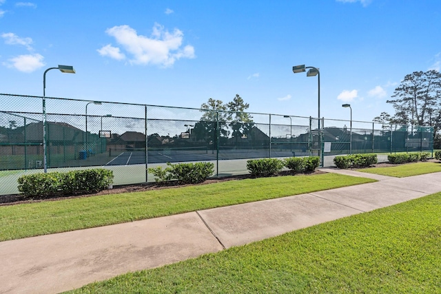 22303 Mosshall Ct, Tomball, TX 77375 - view of tennis court