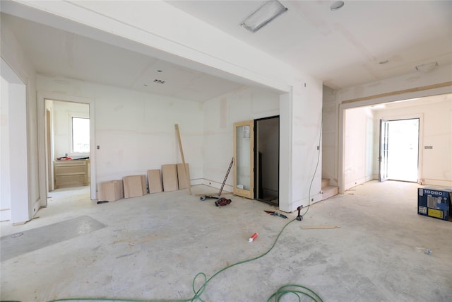 4902 Oak Forest Dr, Houston, TX 77018 - misc room featuring unfinished concrete flooring
