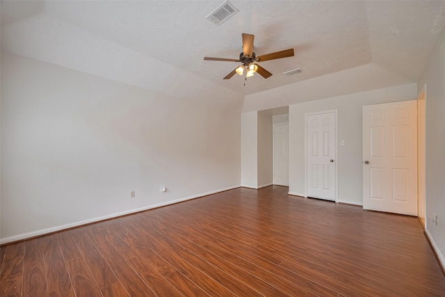 21319 Park Mill Dr, Katy, TX 77450 - unfurnished room with dark wood-type flooring and ceiling fan