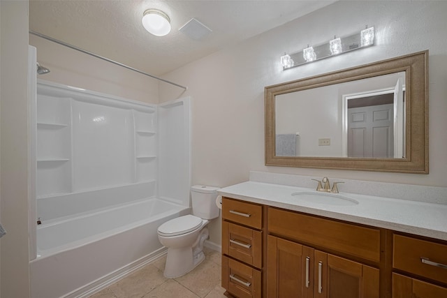 21319 Park Mill Dr, Katy, TX 77450 - bathroom featuring vanity, shower / washtub combination, and tile patterned floors