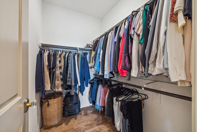 7203 Mayapple Grove Ln, Katy, TX 77493 - spacious closet featuring wood finished floors
