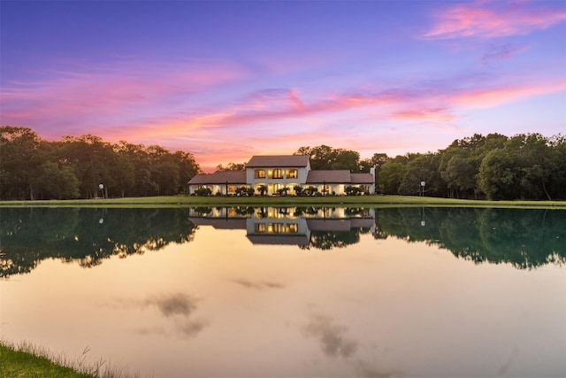 19216 Fm 442nd Rd, Needville, TX 77461 - water view featuring a heavily wooded area