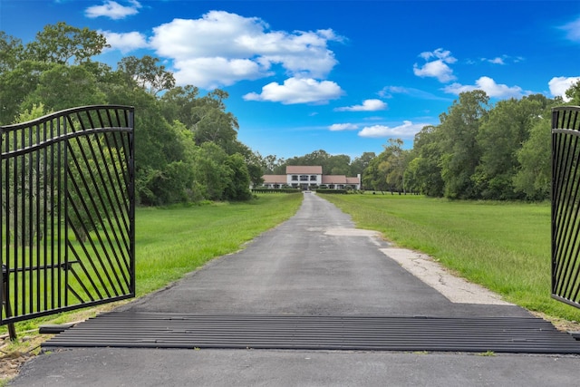 19216 Fm 442nd Rd, Needville, TX 77461 - view of asphalt driveway featuring a gated entry