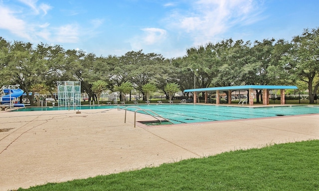 16338 Acapulco Dr, Jersey Village, TX 77040 - community pool featuring view of scattered trees