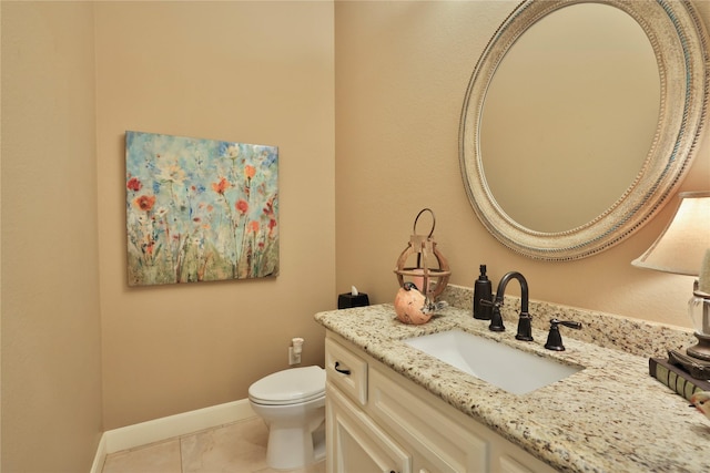 16338 Acapulco Dr, Jersey Village, TX 77040 - half bath featuring vanity and tile patterned flooring