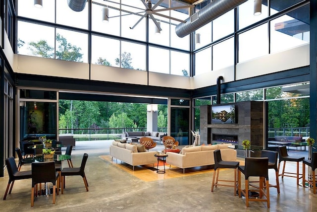5212 Liberty Cove Dr, Spring, TX 77386 - lobby with a high ceiling