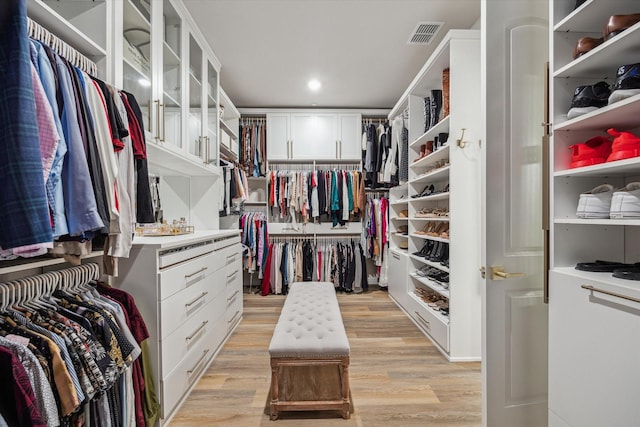 631 Rita Blanca Dr, Webster, TX 77598 - spacious closet featuring light wood-type flooring