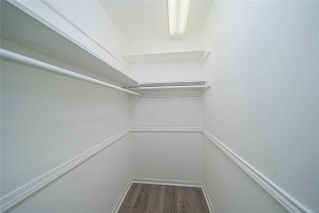 7602 Jackwood St, Houston, TX 77074 - spacious closet featuring wood finished floors