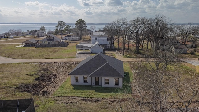 175 Deep Woods Ln, Livingston, TX 77351 - aerial view of residential area featuring a nearby body of water