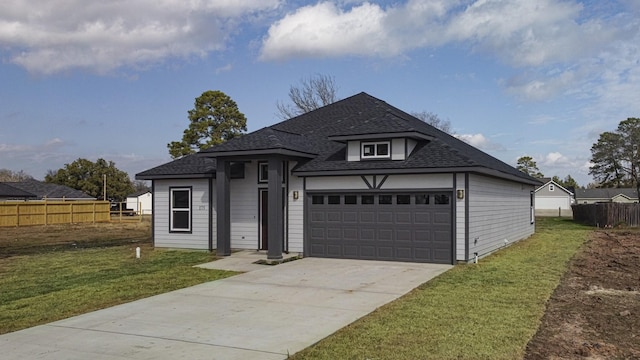 175 Deep Woods Ln, Livingston, TX 77351 - view of front facade featuring roof with shingles, a garage, and driveway