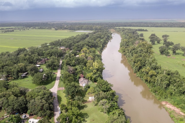 703 Pecan Valley Dr, Wharton, TX 77488 - aerial view of sparsely populated area featuring a nearby body of water and a tree filled landscape
