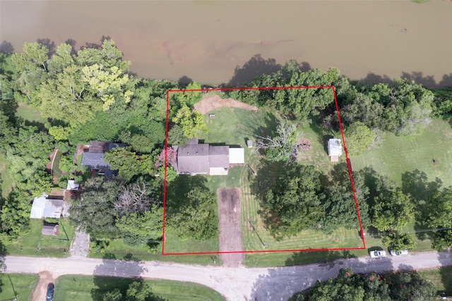 703 Pecan Valley Dr, Wharton, TX 77488 - aerial overview of property's location featuring property boundaries highlighted