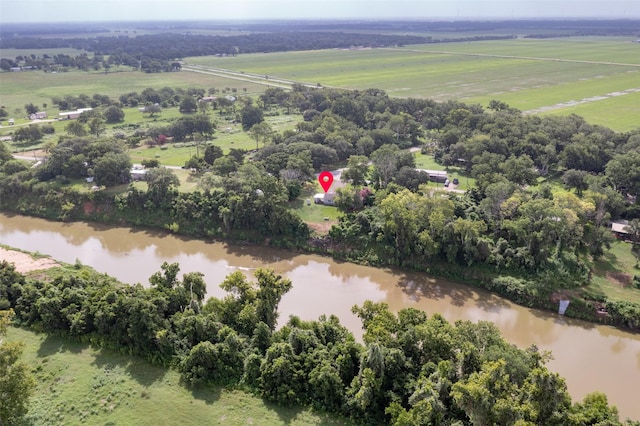 703 Pecan Valley Dr, Wharton, TX 77488 - aerial view of sparsely populated area featuring a large body of water