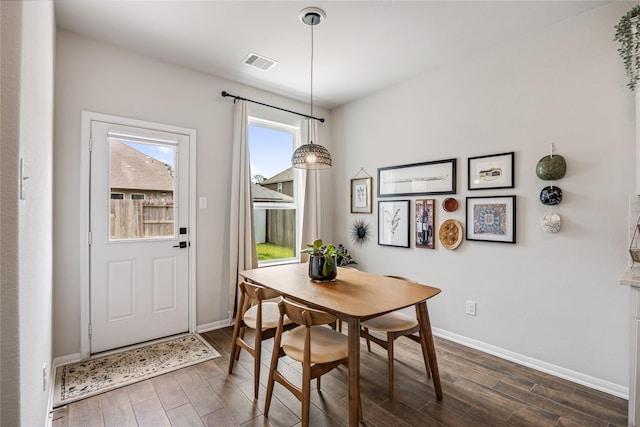 13110 Mid Stocket Dr, Humble, TX 77346 - dining area featuring dark wood finished floors
