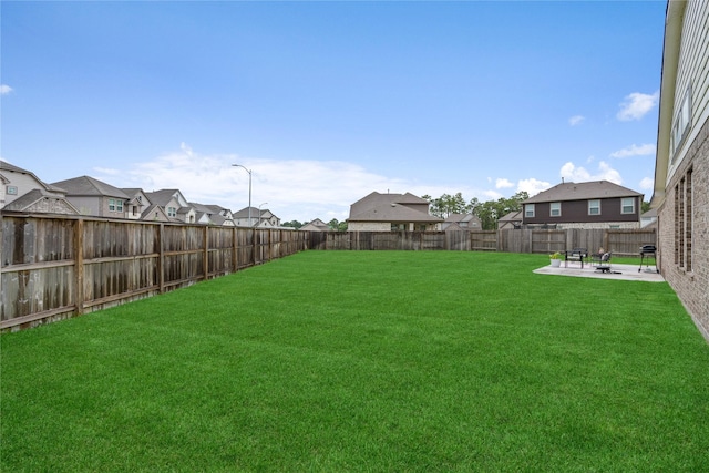 13110 Mid Stocket Dr, Humble, TX 77346 - fenced backyard featuring a residential view and a patio
