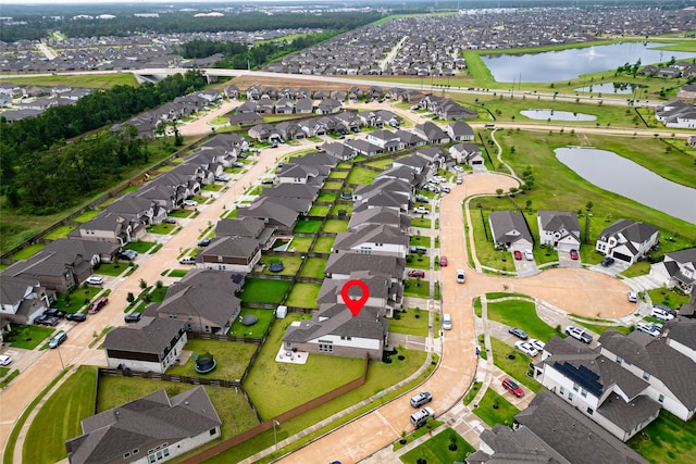 13110 Mid Stocket Dr, Humble, TX 77346 - aerial overview of property's location featuring nearby suburban area and a nearby body of water