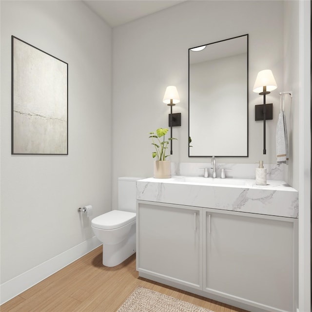 1002 E 25th St, Houston, TX 77009 - bathroom with wood finished floors and vanity
