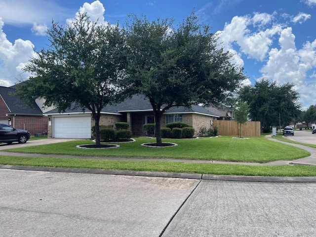 12610 Bethany Bay Dr, Pearland, TX 77584 - view of front of property with an attached garage, driveway, and brick siding