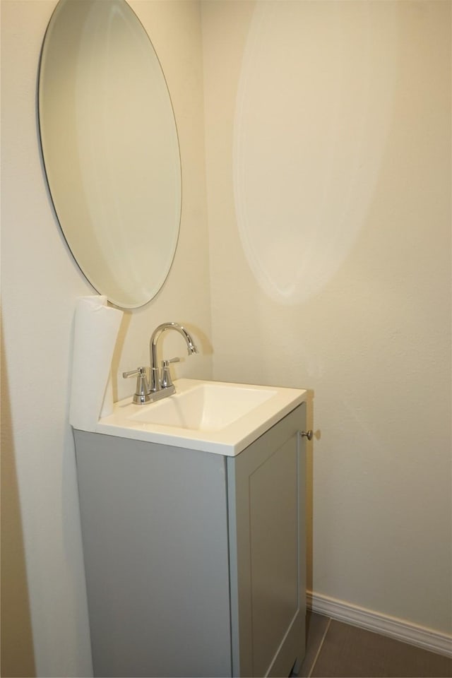 11822 Bandlon Dr, Houston, TX 77072 - bathroom featuring vanity and baseboards