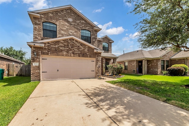 10211 Norway Spruce Ln, Tomball, TX 77375 - french provincial home with brick siding, driveway, and a garage