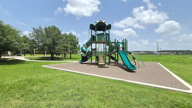 10211 Norway Spruce Ln, Tomball, TX 77375 - community play area featuring a lawn