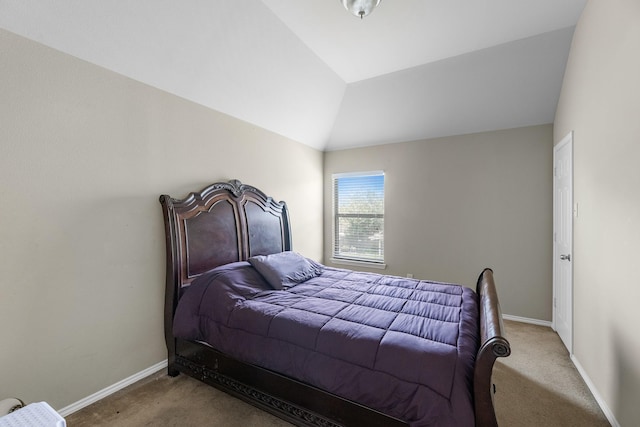 6006 Gilman Trace Ln, Houston, TX 77092 - carpeted bedroom with baseboards and vaulted ceiling