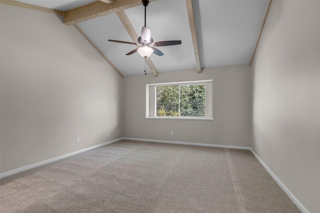 6415 Bayonne Dr, Spring, TX 77389 - carpeted empty room featuring ceiling fan and baseboards