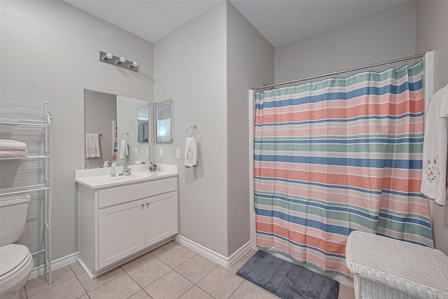 12118 Dumas St, Houston, TX 77034 - bathroom featuring tile patterned flooring, vanity, and a shower with curtain