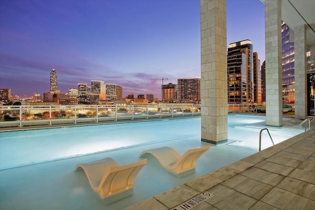 1409 Post Oak Blvd Unit 2204, Houston, TX 77056 - view of pool featuring a view of skyline