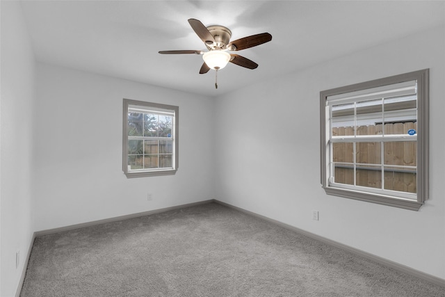 2934 Robertson St, Houston, TX 77009 - unfurnished room featuring carpet floors and ceiling fan