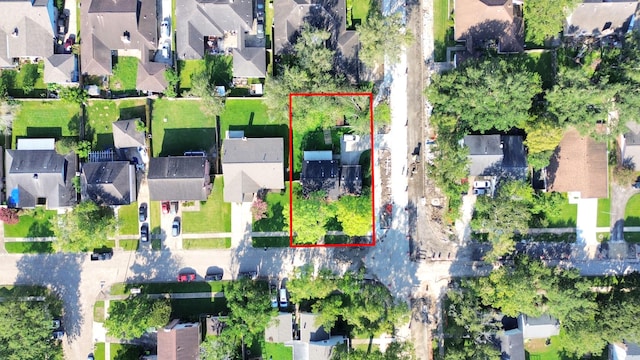 3502 Quail Meadow Dr, Missouri City, TX 77459 - aerial view of residential area featuring property parcel outlined