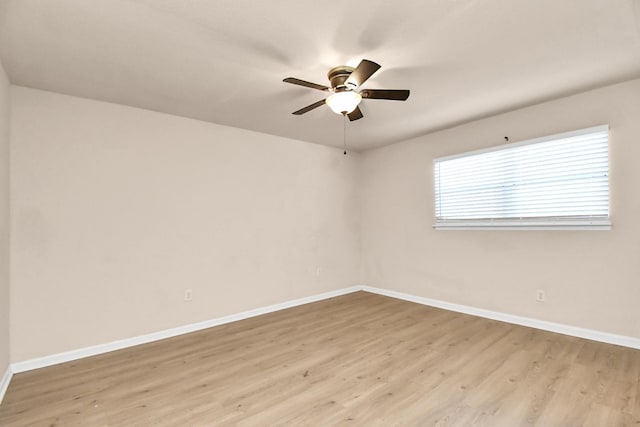 3502 Quail Meadow Dr, Missouri City, TX 77459 - unfurnished room featuring light wood-type flooring and ceiling fan