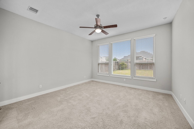 13207 Terania Cliff Trce, Houston, TX 77059 - spare room featuring ceiling fan and carpet