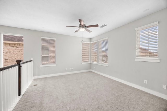 13207 Terania Cliff Trce, Houston, TX 77059 - carpeted empty room featuring a ceiling fan and healthy amount of natural light