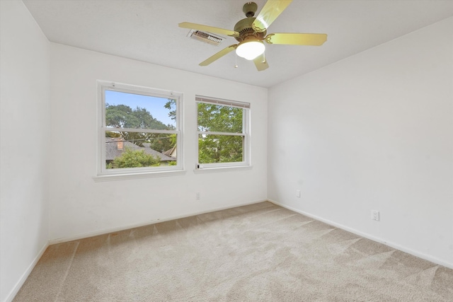 4790 Whispering Falls Dr, Houston, TX 77084 - carpeted spare room with baseboards and a ceiling fan