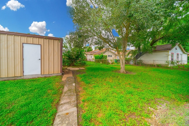 6307 Westover St, Houston, TX 77087 - view of yard featuring a storage shed