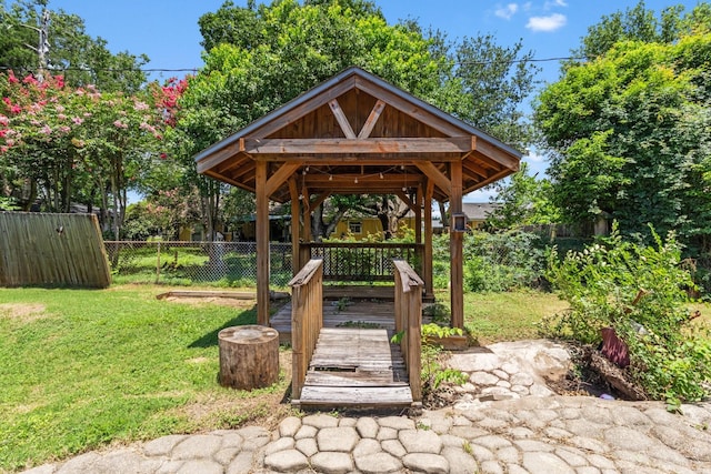 109 Timber Ln, Baytown, TX 77520 - view of property's community with a gazebo