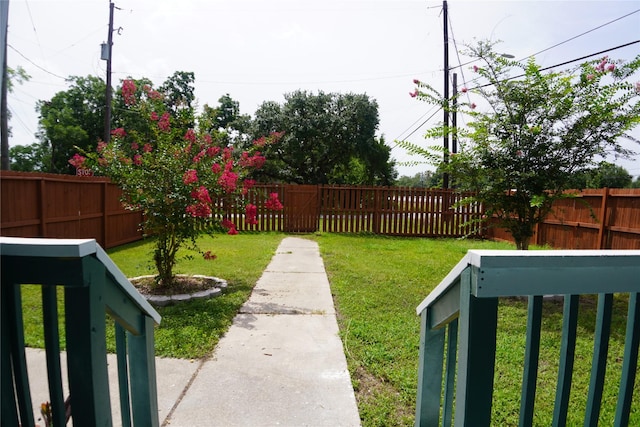 6803 6th St, Hitchcock, TX 77563 - view of fenced backyard