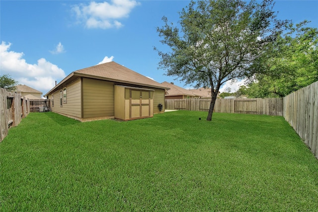 1959 Briar Grove Dr, Conroe, TX 77301 - fenced backyard featuring a shed