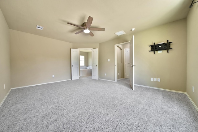 1959 Briar Grove Dr, Conroe, TX 77301 - unfurnished bedroom featuring light colored carpet and ceiling fan