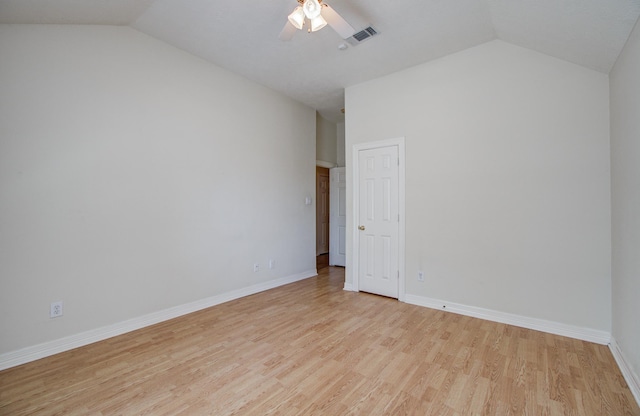 16214 Lobo Ln, Spring, TX 77379 - additional living space with lofted ceiling, light wood finished floors, and ceiling fan