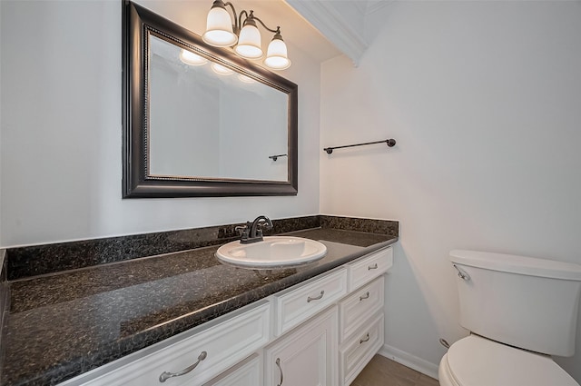9411 Fenchurch Dr, Spring, TX 77379 - bathroom with vanity and toilet