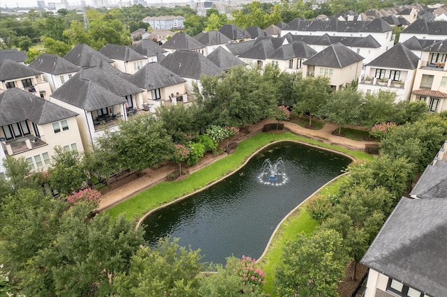 1705 Upland Lks, Houston, TX 77043 - aerial view of residential area featuring a large body of water